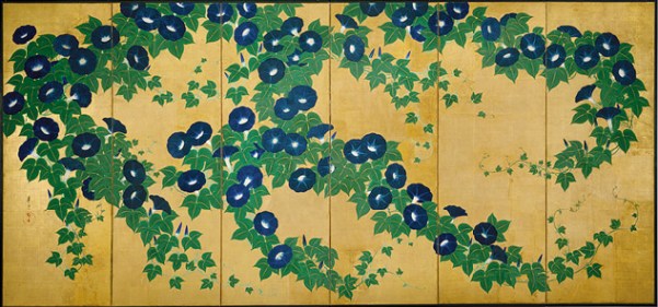 Asagao-zu_Byōbu_by_Kiitsu_Suzuki