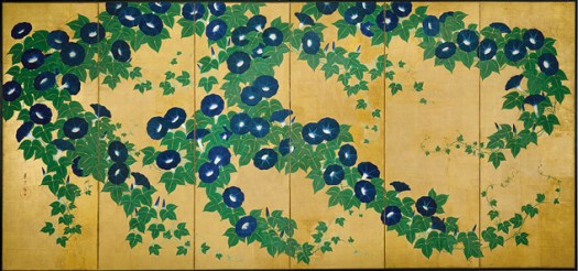 Asagao-zu_Byōbu_by_Kiitsu_Suzuki